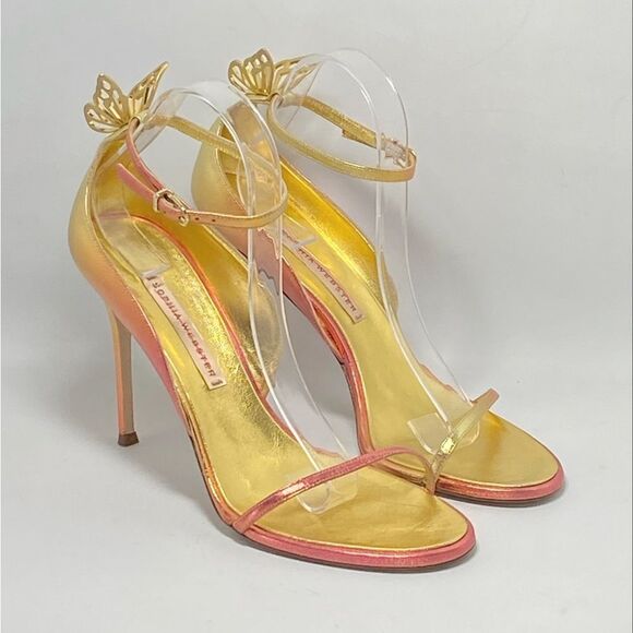 Sophia Webster Mariposa Metallic Leather Sandals size 41 - Picture 5 of 14